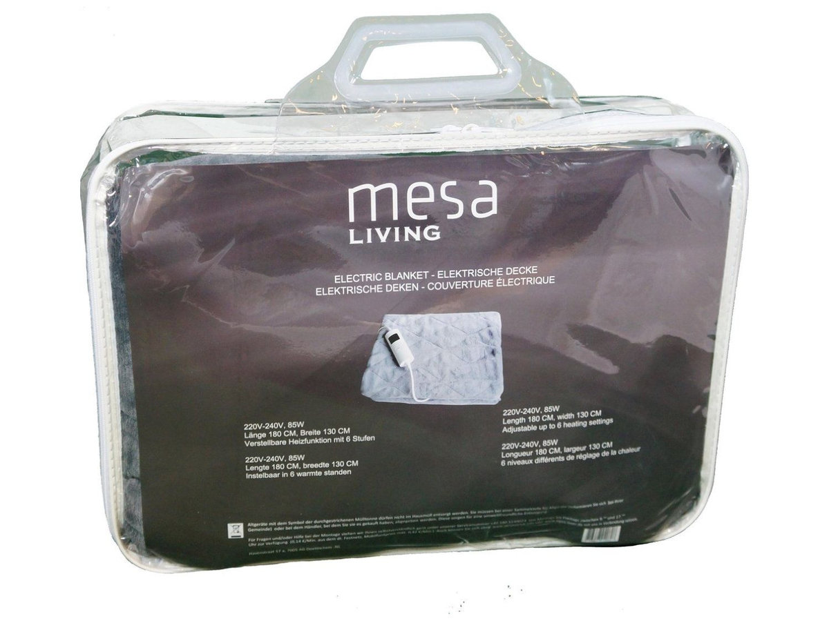 Mesa Living Elektrische warmtedeken - 180 x 130 cm
