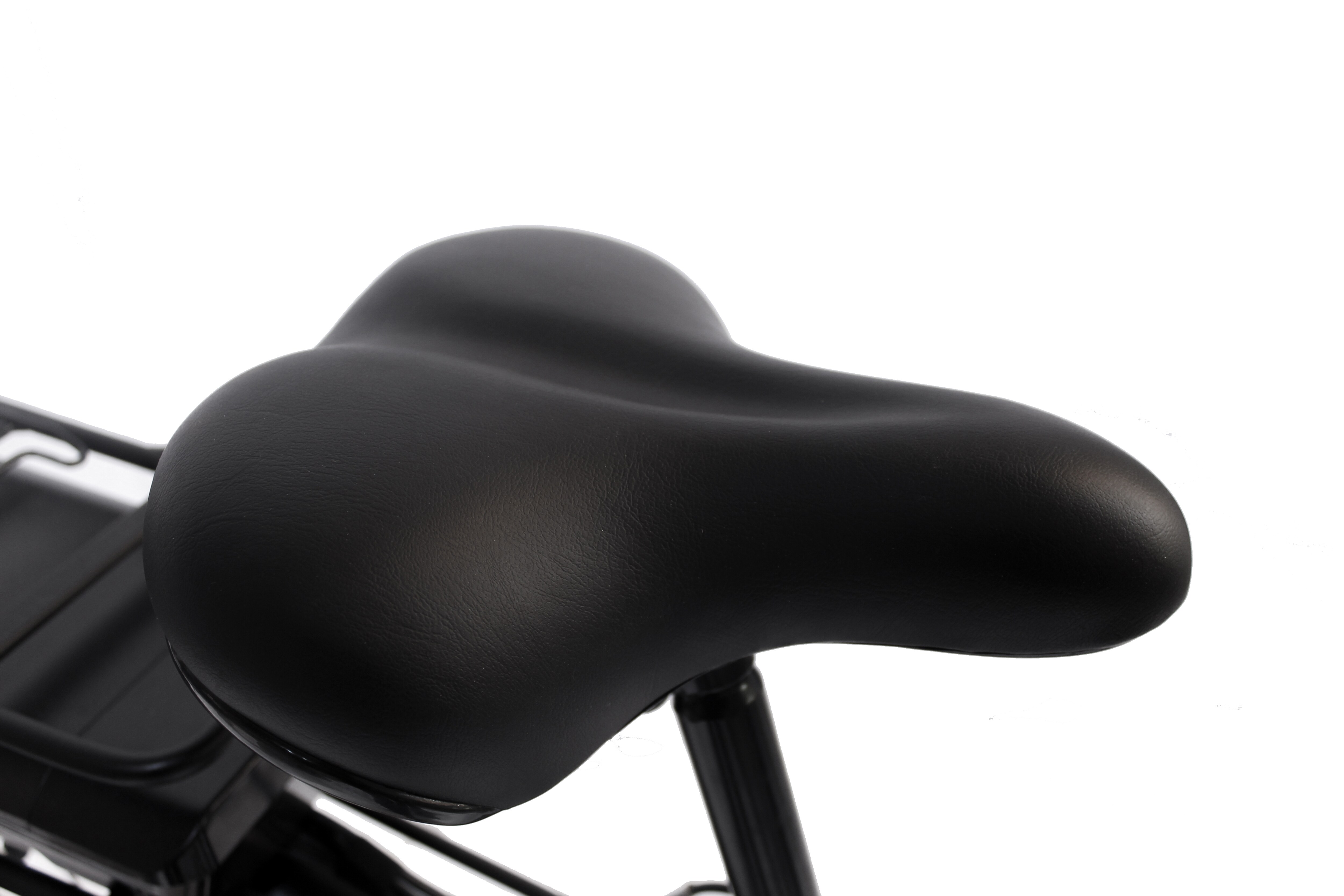 SAXONETTE Advanced Sport E-Bike Wave 7 Gang Kettenschaltung Federgabel silberr m...