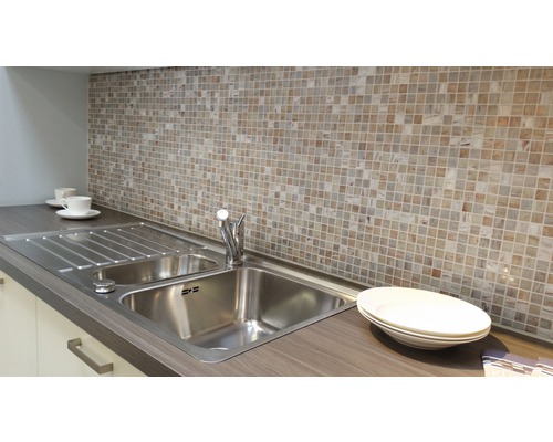 Glasmozaïek GM GSL 510 30,5x32,7 cm beige