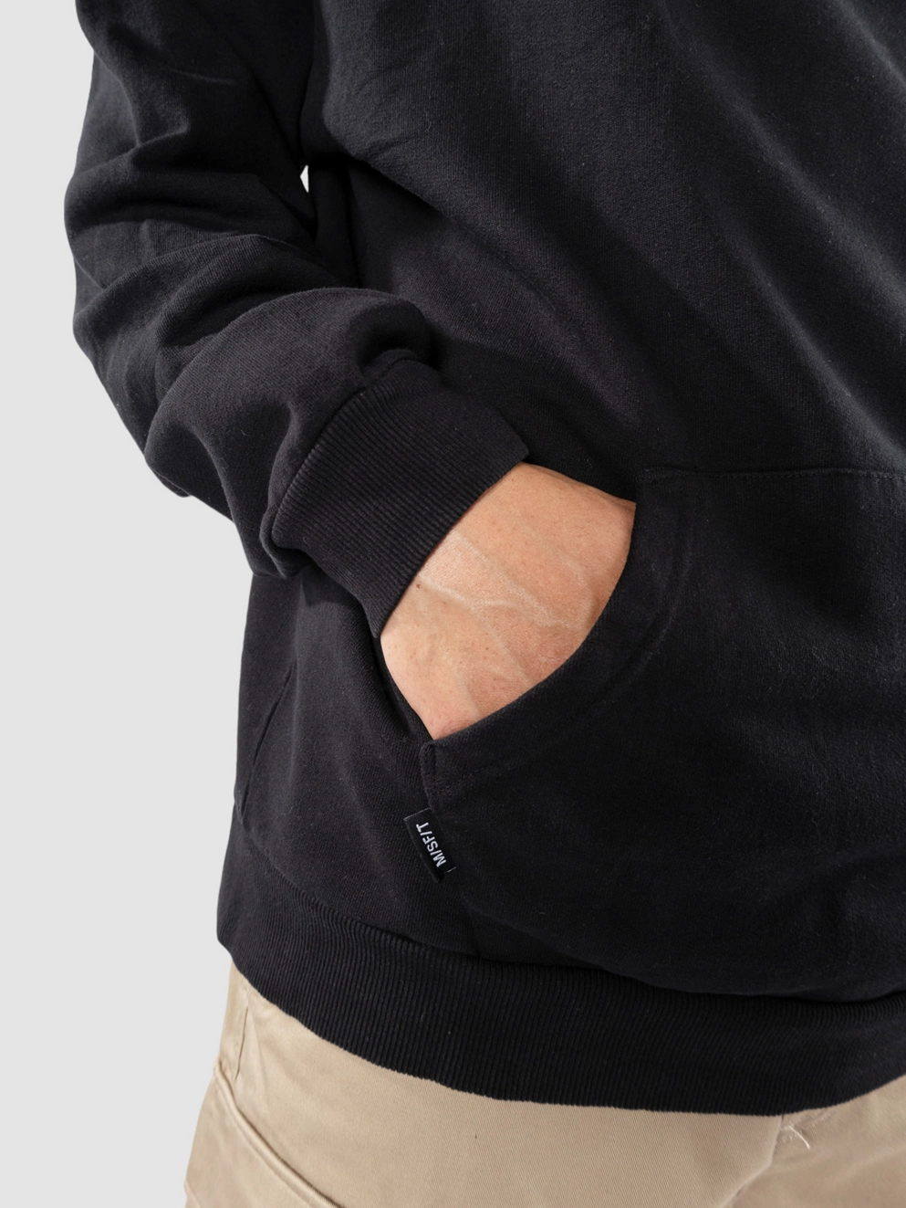 Misfit Shapes Third Cycle Hoodie pigment black