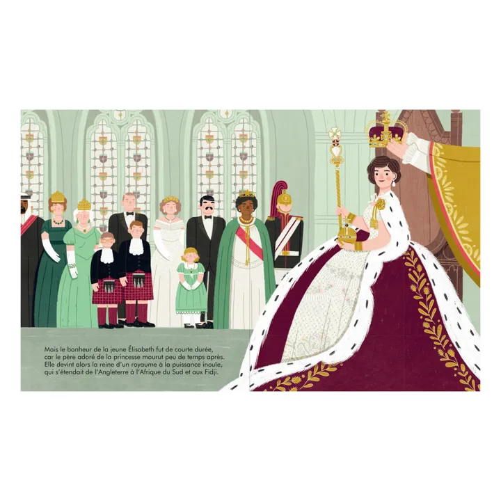 Kimane Livre La reine Elisabeth II - Petite et Grande