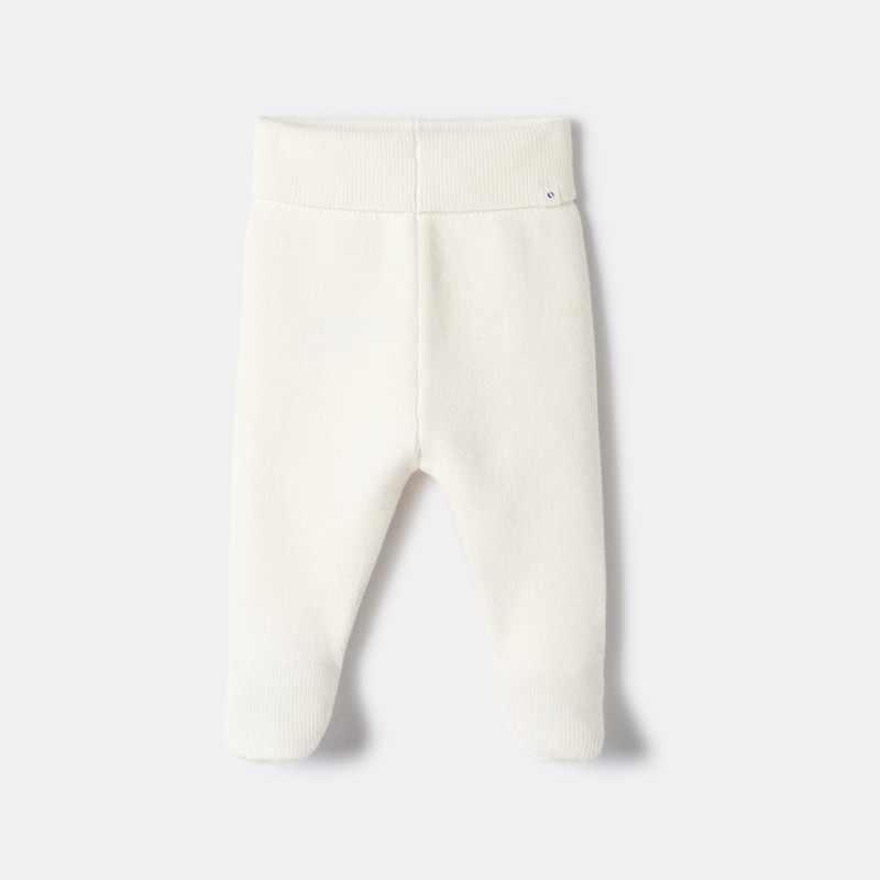 Ensemble 2 pièces en tricot blanc naissance Absorba