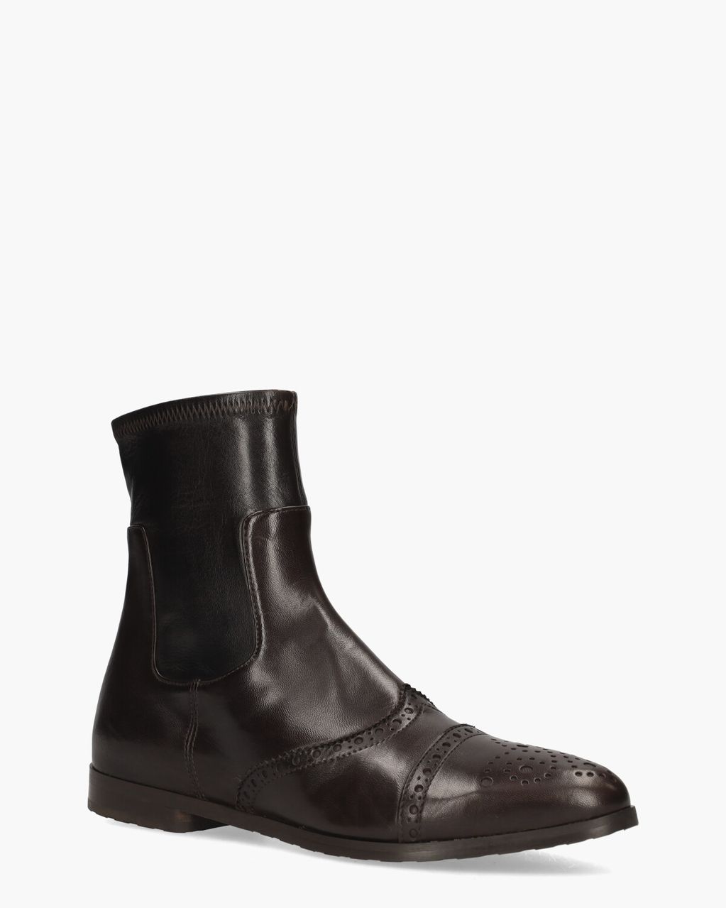 Truman's 9016 Donkerbruin Dames Enkelboots