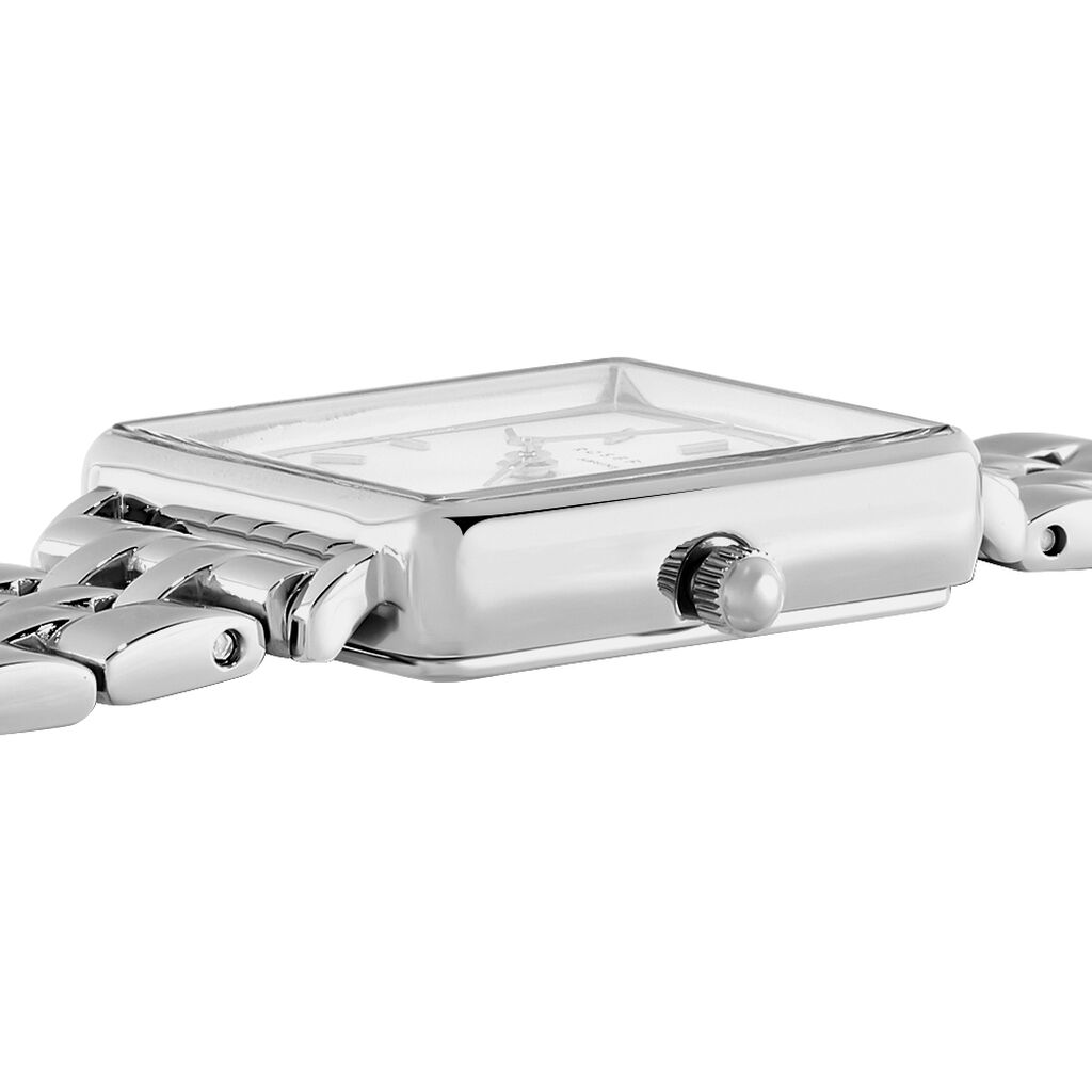 Montre Rosefield The Mini Boxy Blanc