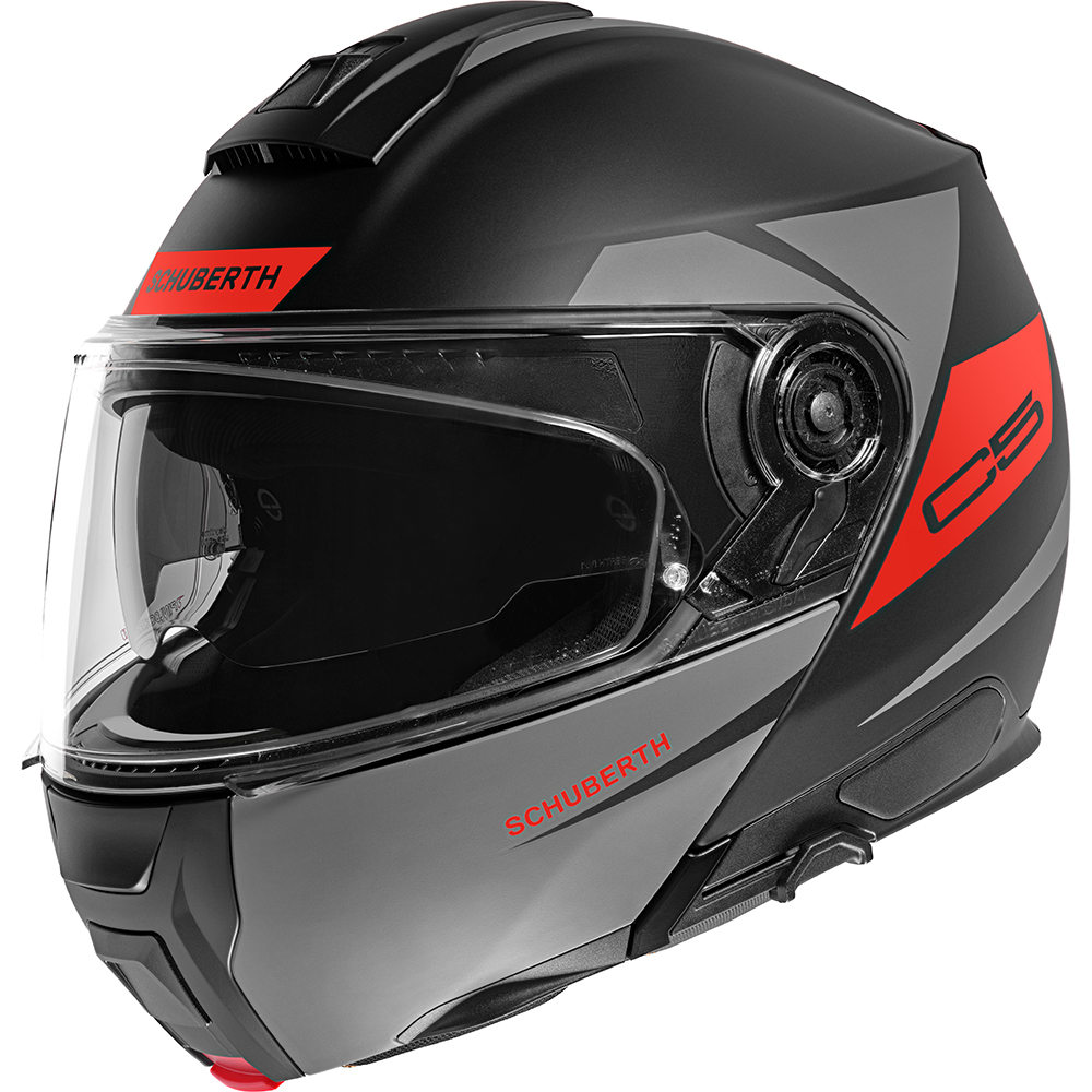 Schuberth - Casque C5 Eclipse Noir / Anthracite / Rouge