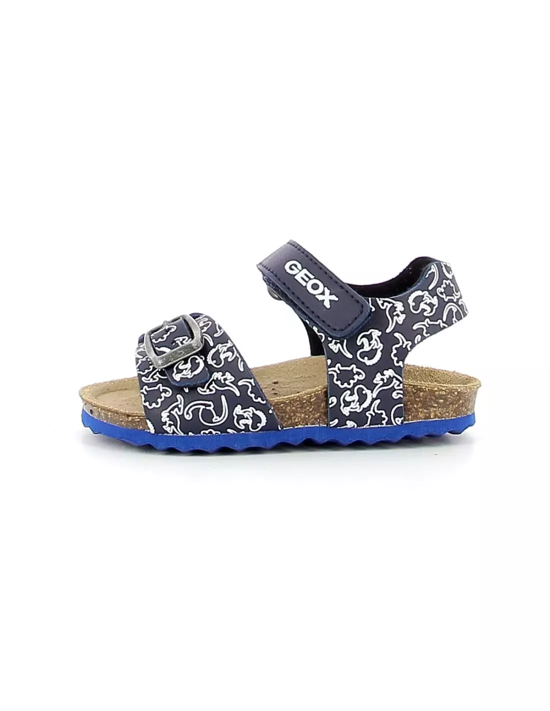 GEOX CHALKI - Sandales & nu-pieds NAVYWHITE