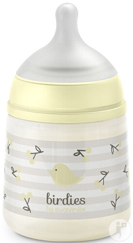 Suavinex Birdies Biberon Tetine SX Pro S Beige 150ml