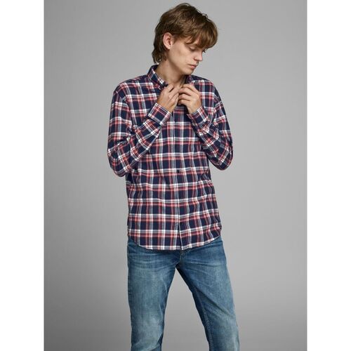 Jack & Jones - 12155371 WASHINGTON-BRICK RED Azul
