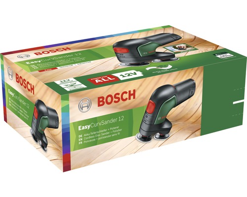 Bosch EasyCurvSander 12V accuschuurmachine, zonder accu en lader
