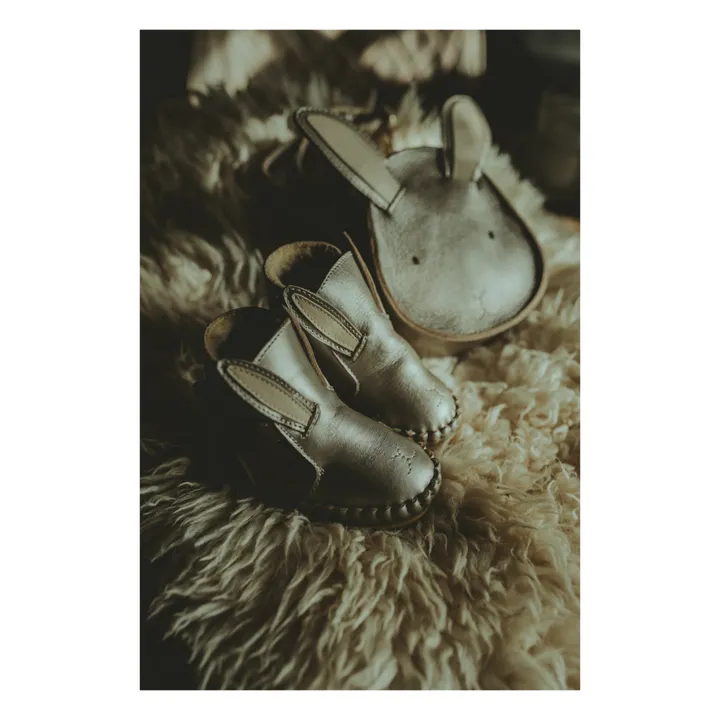 Donsje Chaussons Fourrés Kapi Lapin x Smallable | Doré