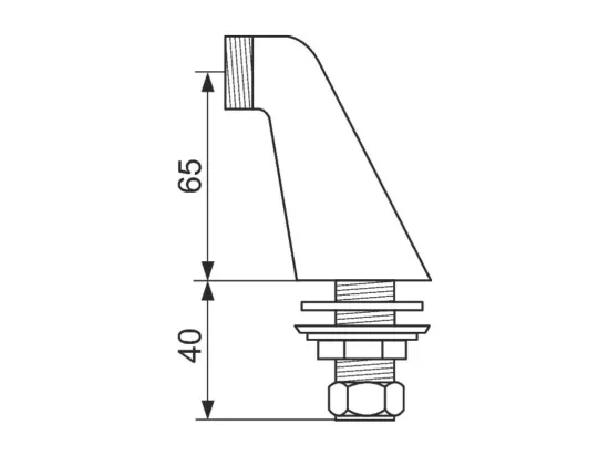 Robinet bain thermostatique GROHE Grohtherm 800 avec colonnettes