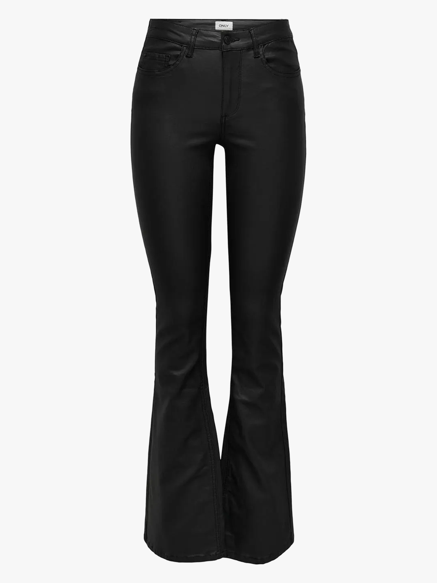 Blush Mid Flared Coated Pant