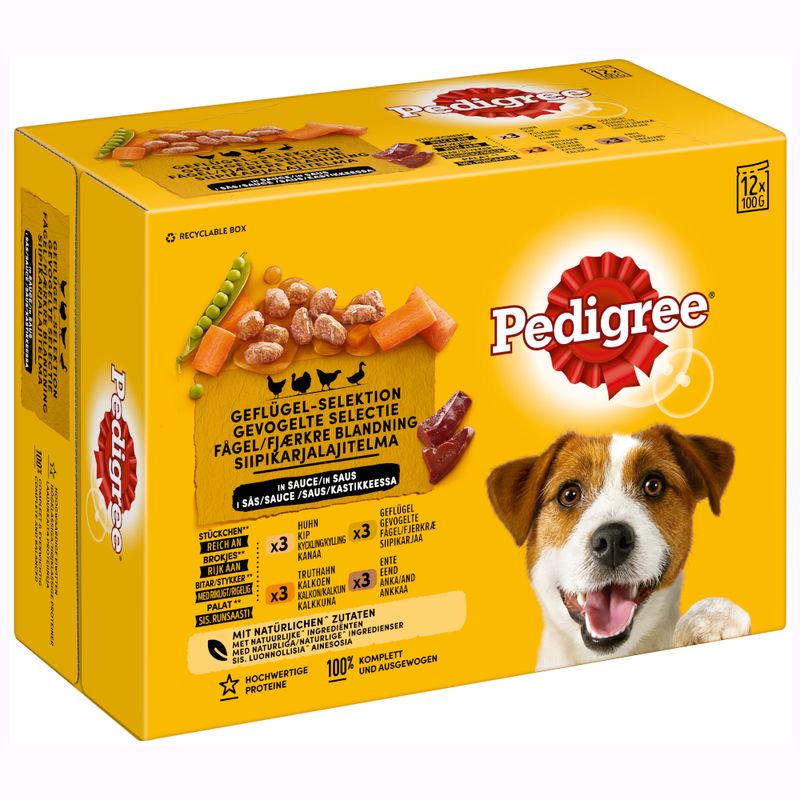 Multipack Pedigree Les classiques en sauce ou gelée