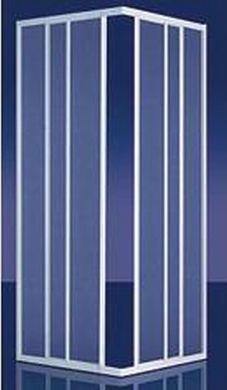 Plieger - Douchecabine Hoekinstap - Wit - Acryl 2.2mm