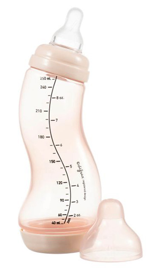 Difrax S-Fles Natural Roze Blossom Babyfles 250ml