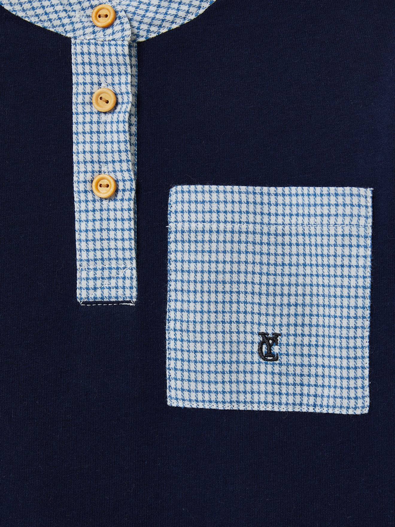 Pijama xadrez CYRILLUS para meninos, xadrez azul