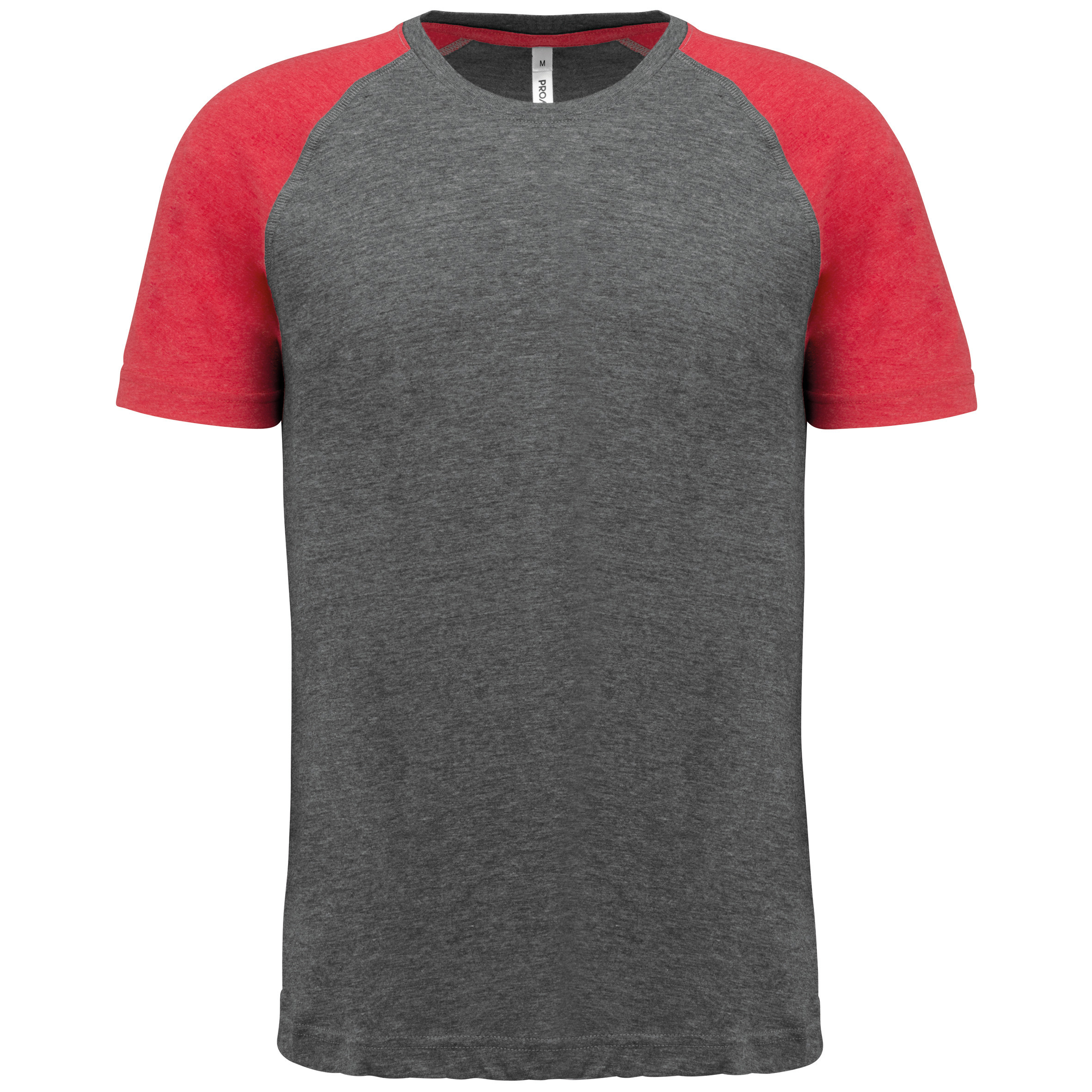 Proact PA4010 - T-shirt Triblend bicolore sport manches courtes adulte