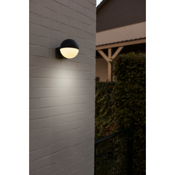 LUTEC wandlamp Looma donkergrijs 25W