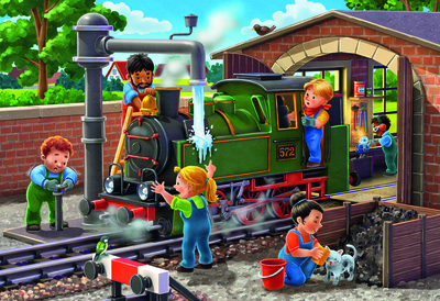 Ravensburger Airplane & Train Repairs Puslespill 2x24 Brikker