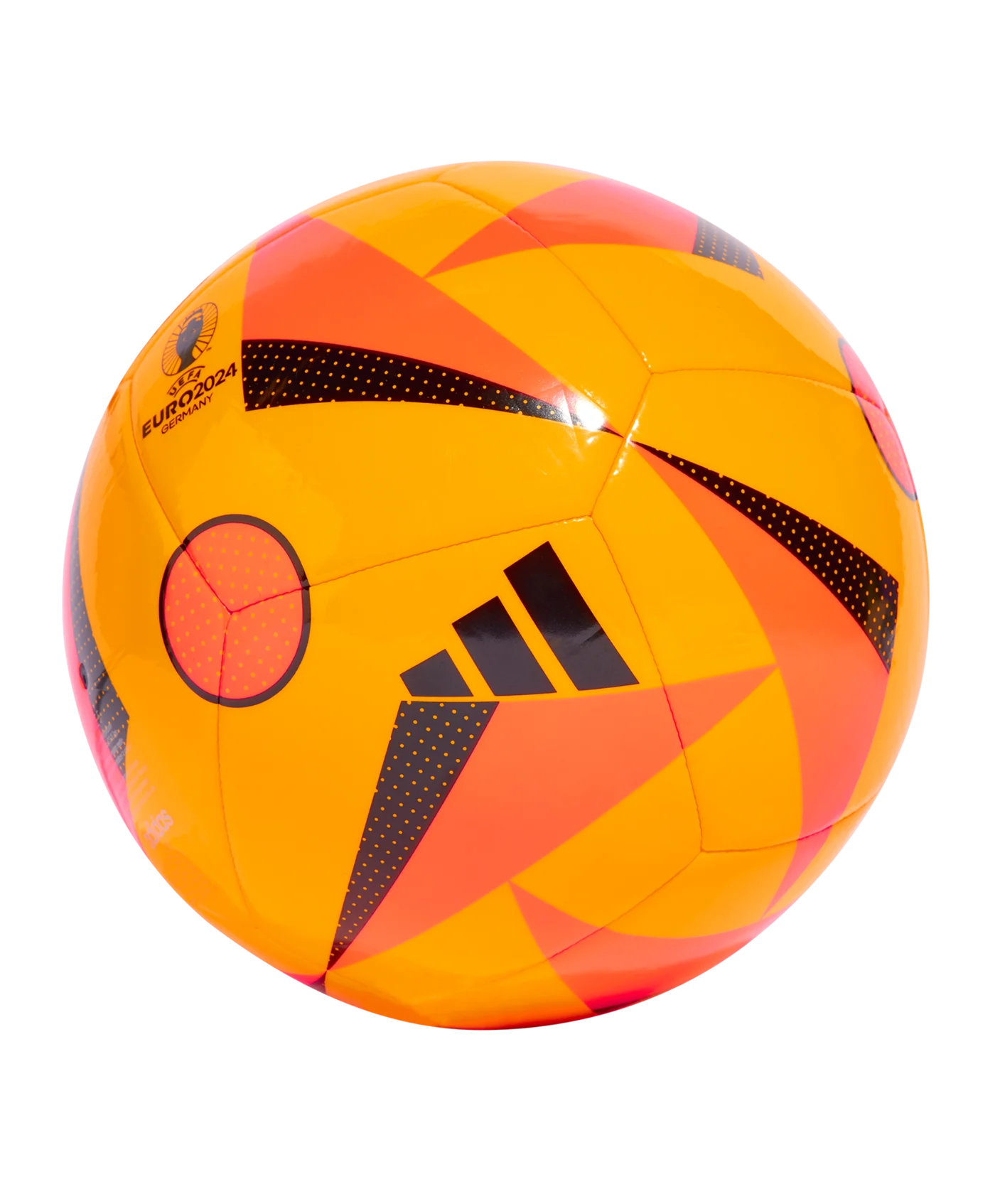 adidas Fussballliebe Club Trainingsball EM 2024 Gold Rot Schwarz