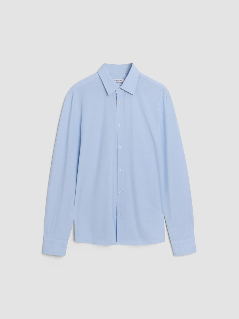 Cosimo jersey skjorte Powder Blue