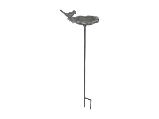 Bain oiseaux en fonte à planter