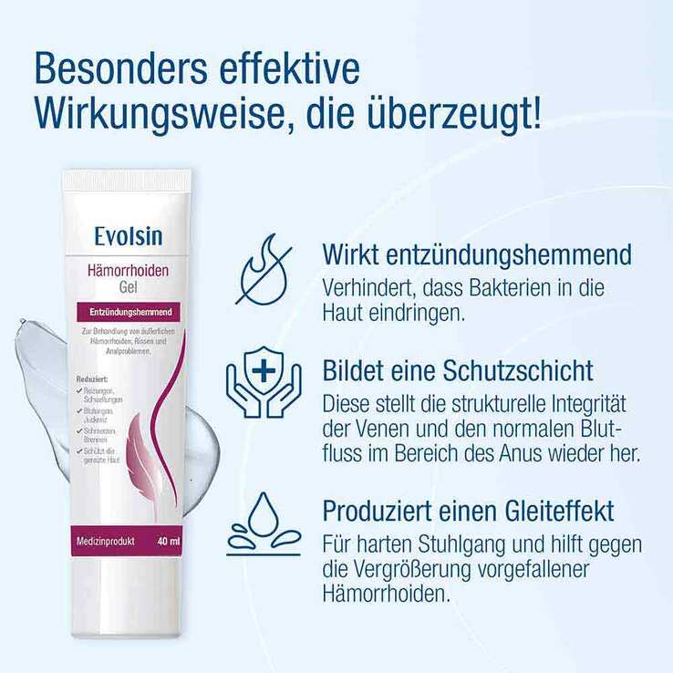 Evolsin® Hämorrhoiden Gel, 40 ml