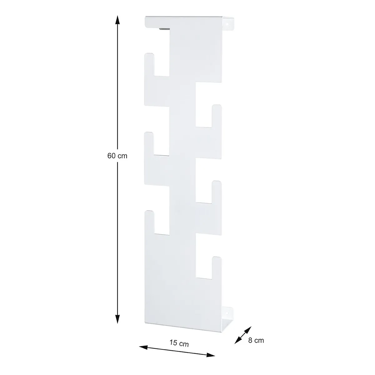 Pegane Garderobe murale - Blanc