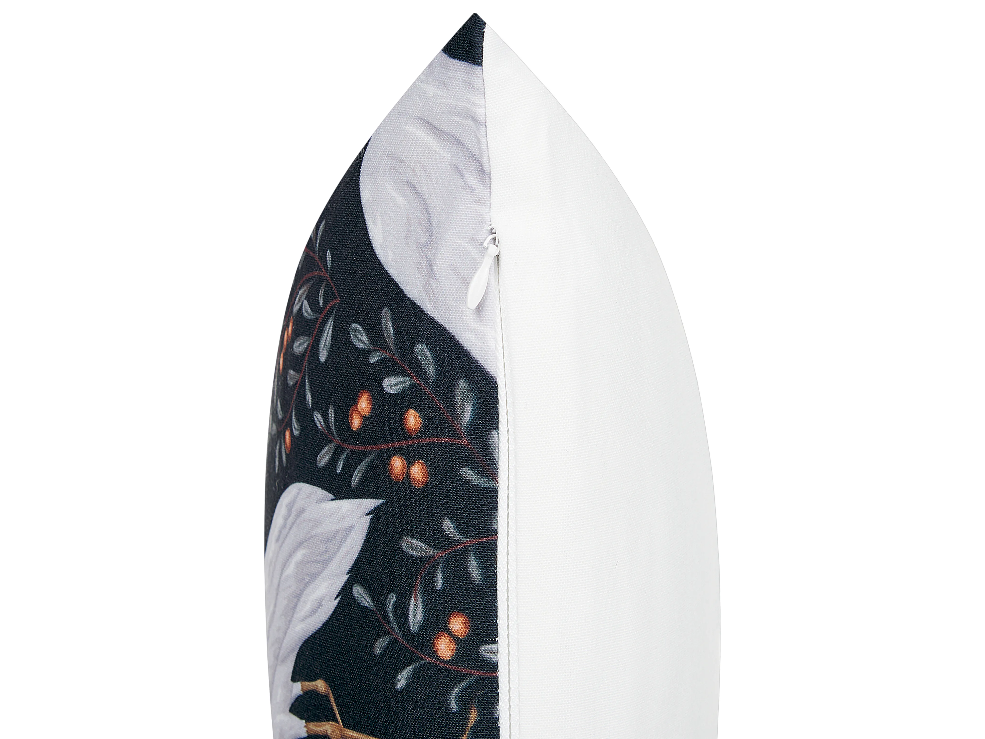 Set van 2 tuinkussens PIANAZZO dierenprint 40 x 60 cm Zwart