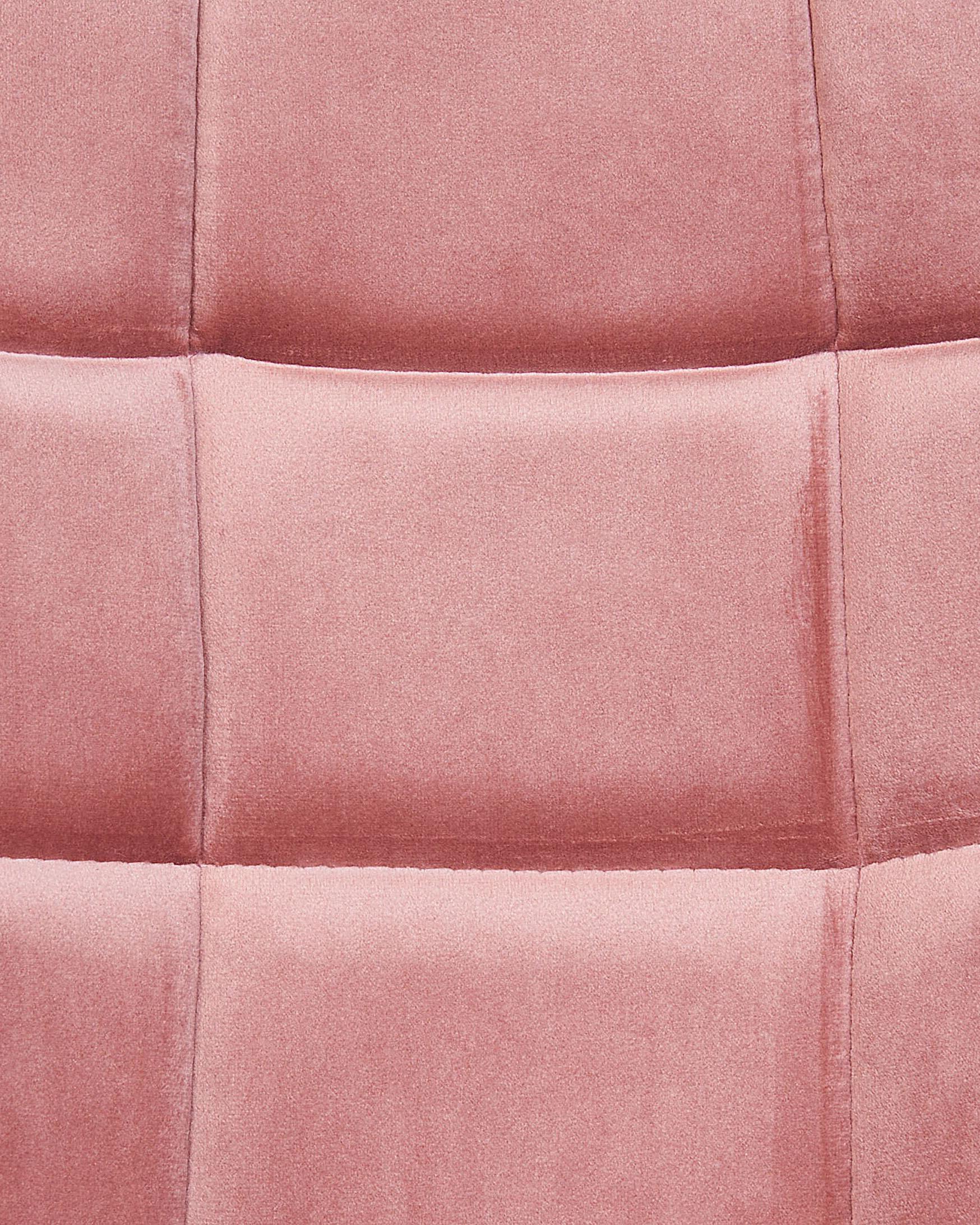 Bureaustoel LABELLE Fluweel Roze