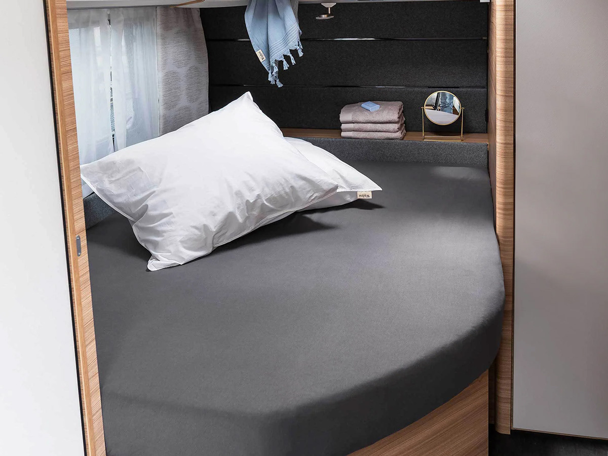 Walra Multifit Frans bed rechts hoeslaken - Anthracite