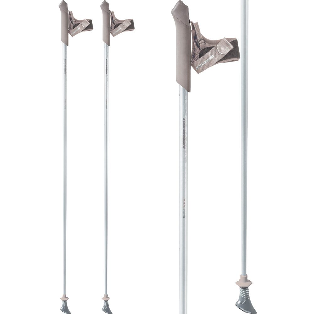 Komperdell Poniente Carbon Pearl Nordic Walking Stöcke weiss