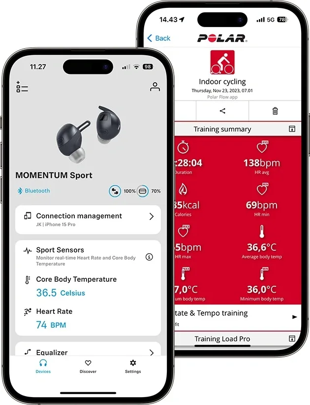 Sennheiser Momentum Sport Écouteurs True Wireless