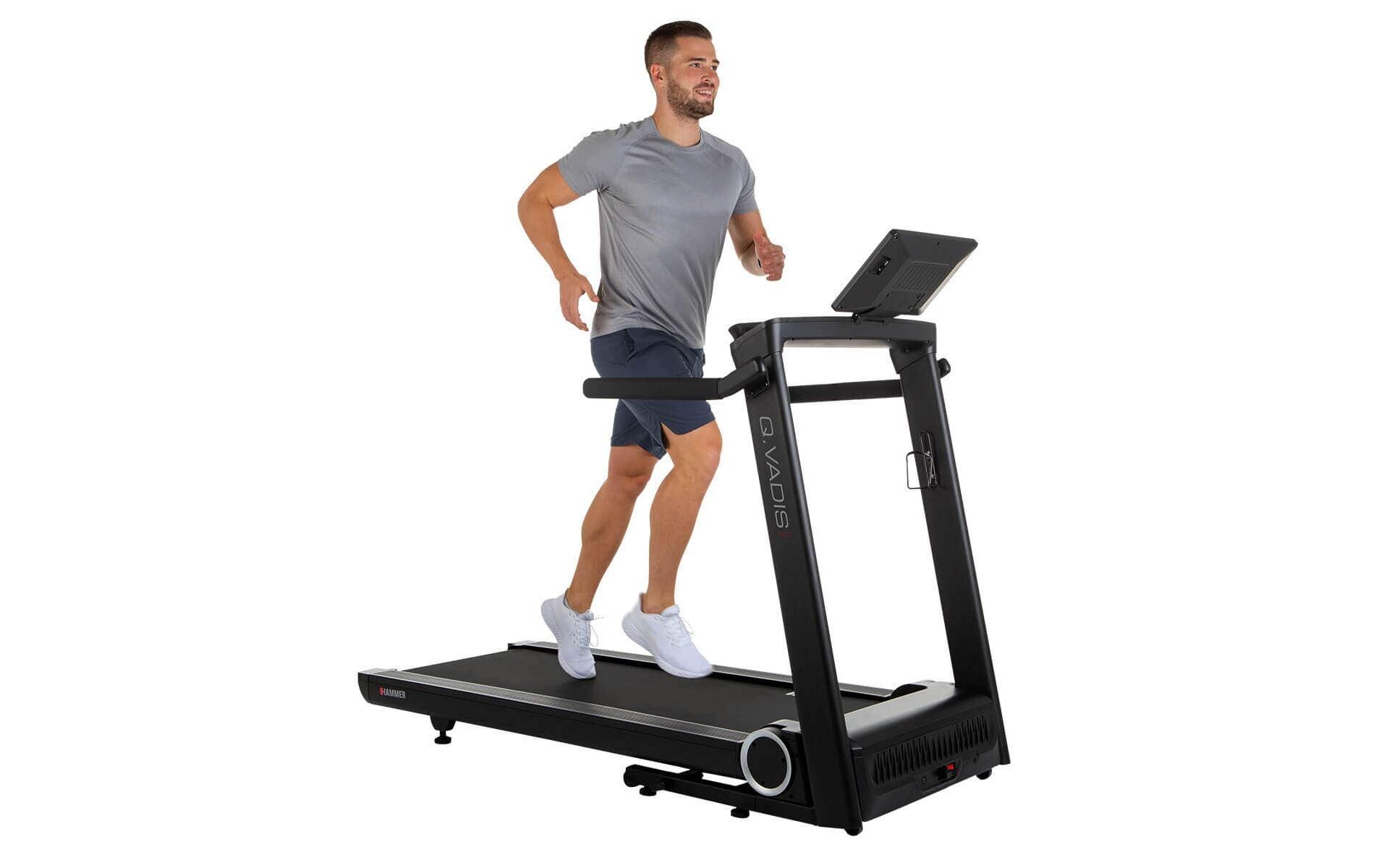 Laufband Q. Vadis 10.0<br>Modernes Laufband mit integriertem Display