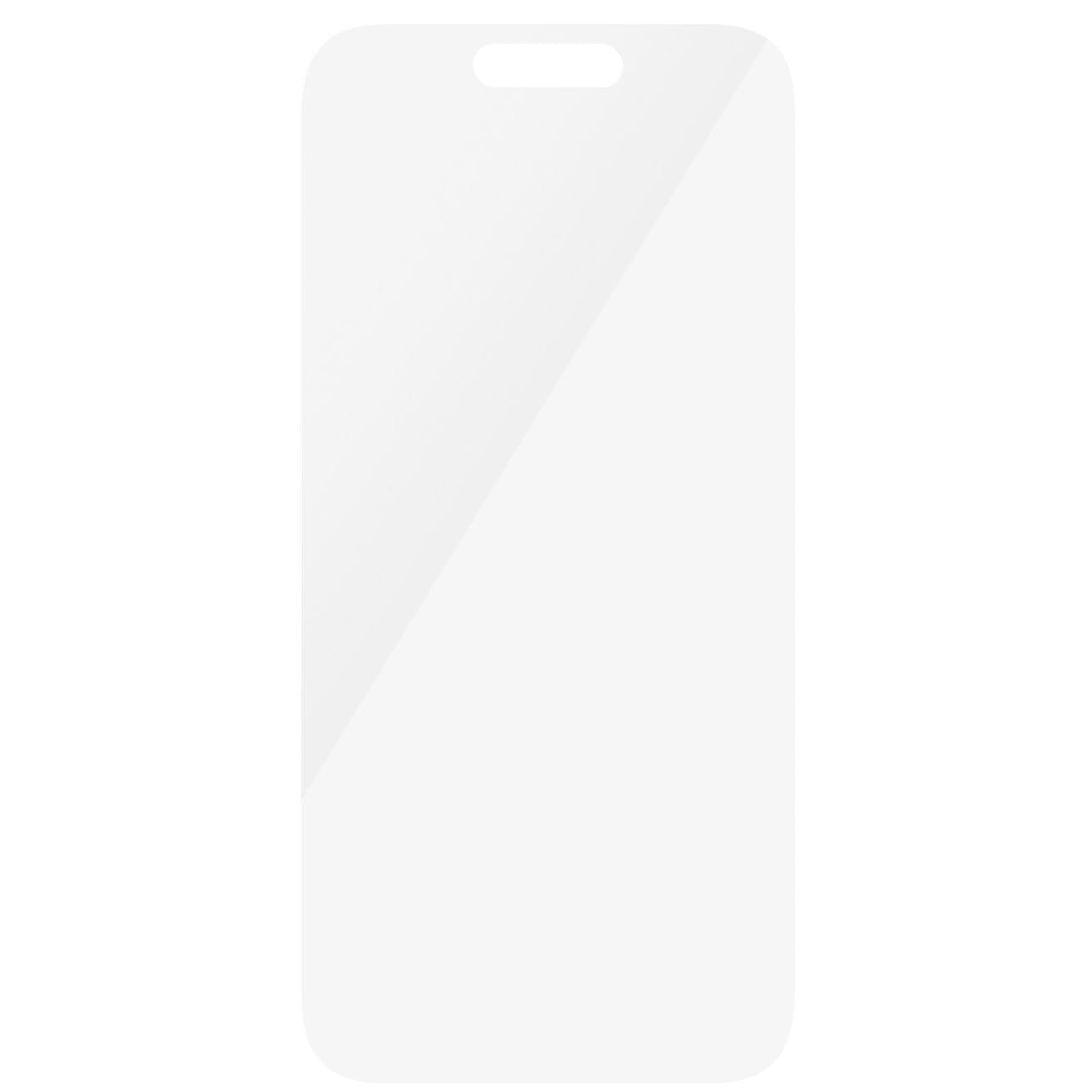 iPhone 15 Pro Antibakterielle Panzer Glas Displayschutz Case Friendly (2806)