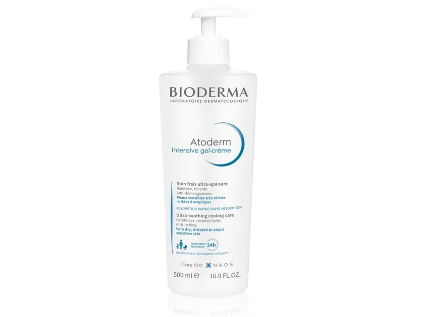 Bioderma 3701129802670, Fløde, Kvinder, Fugte, Lindrende, Almindelig hud, 500 ml, Pumpeflaske
