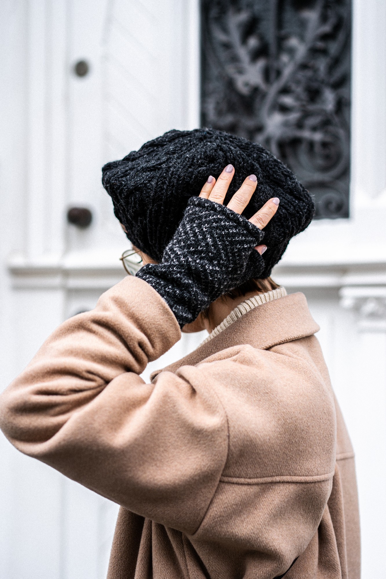 Strickbarett, schwarz günstig bestellen