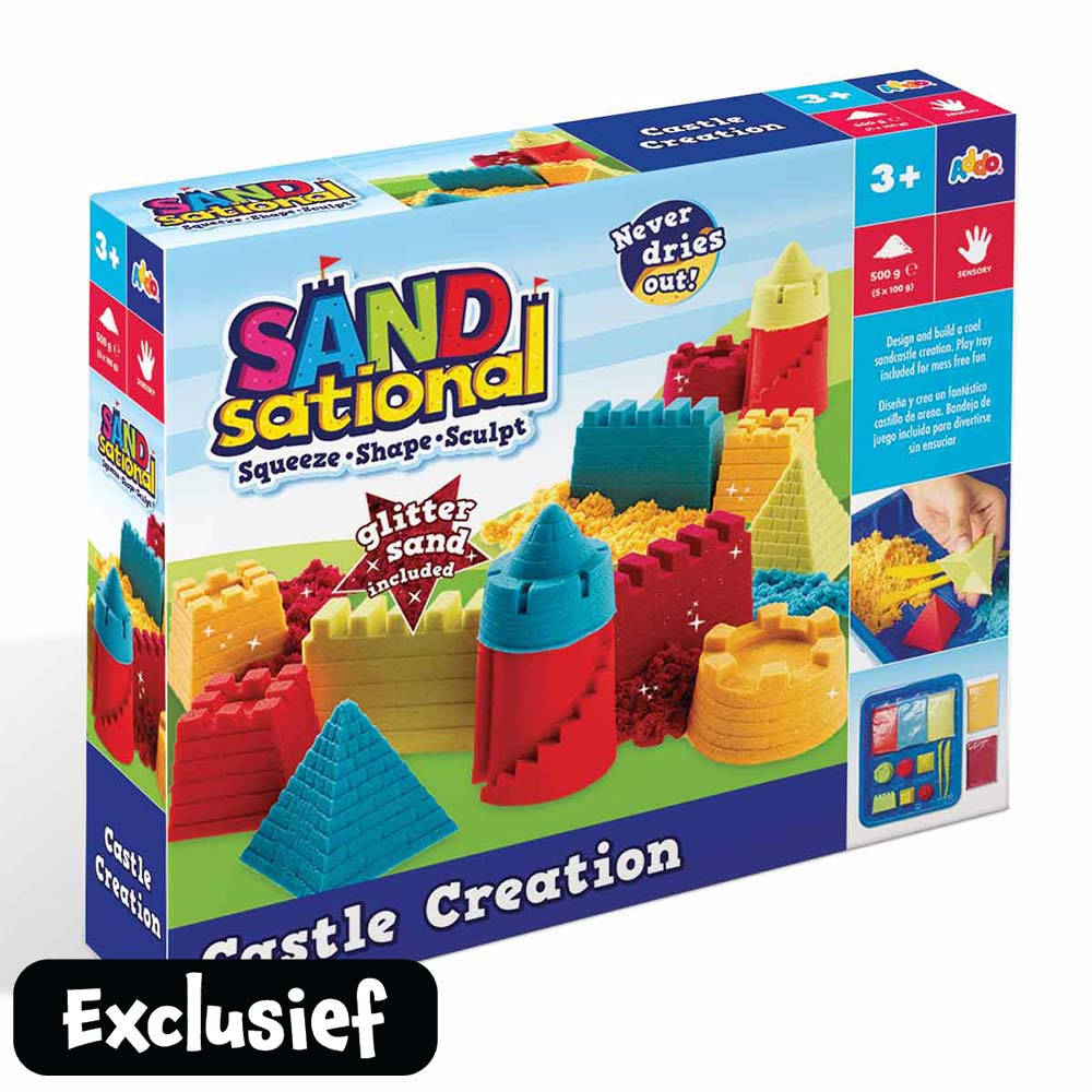 Sandsational kasteel creatie magisch zand