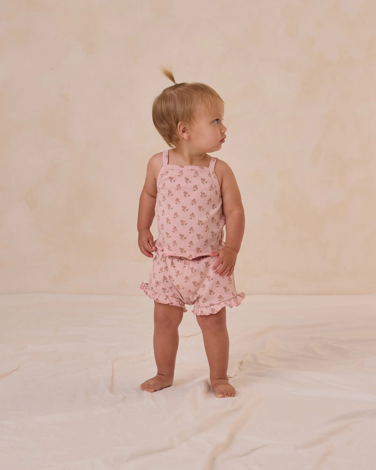 Topp & Shorts Sett – Øko Bomull, Elastan | Evie Tank + Shortie Set