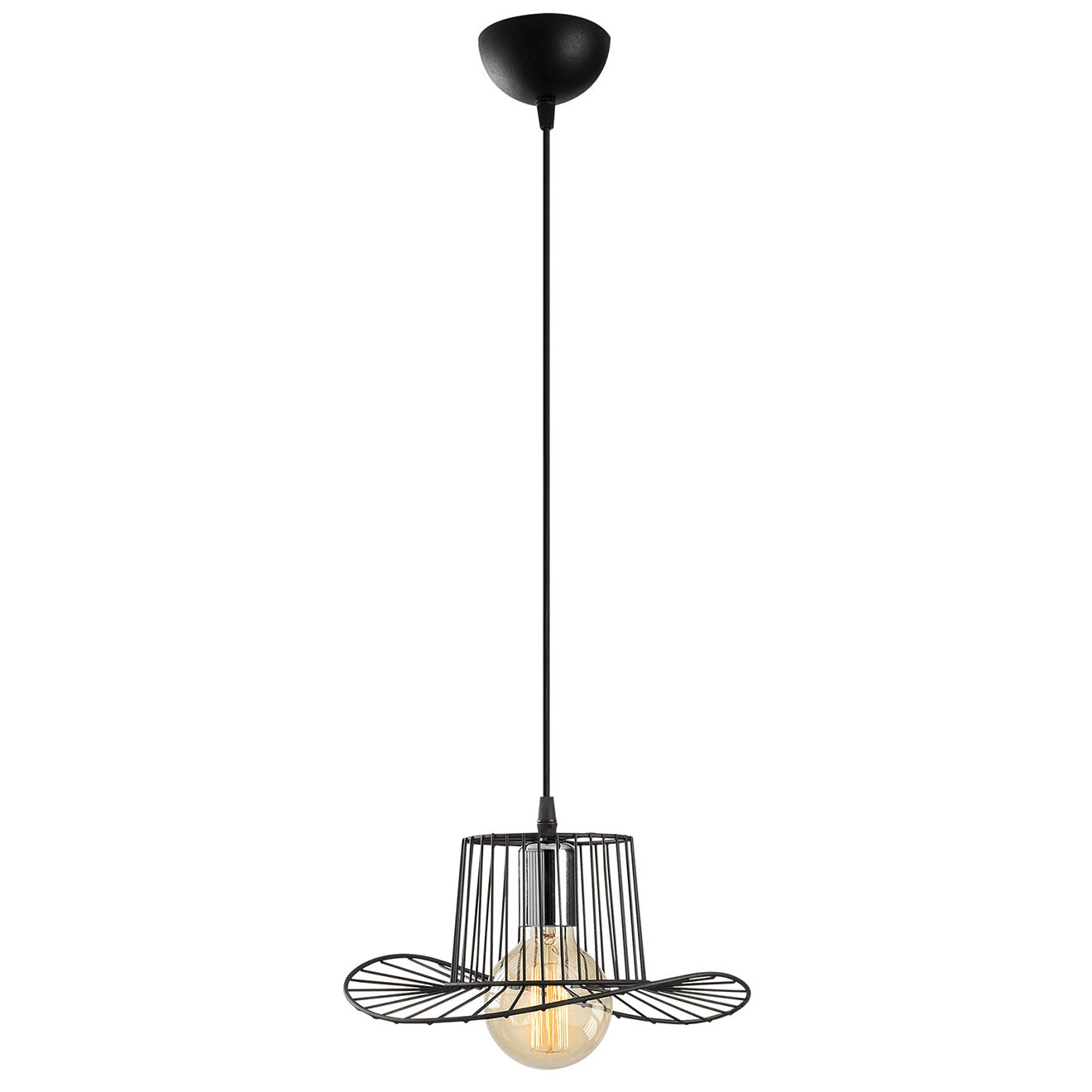 Opviq Suspension Tel noire - 30x110 cm