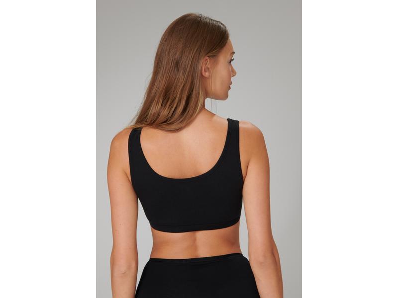 SCHIESSER Bustier Damen 2-er Pack, Schwarz, XXL Schwarze Bustiers für Damen