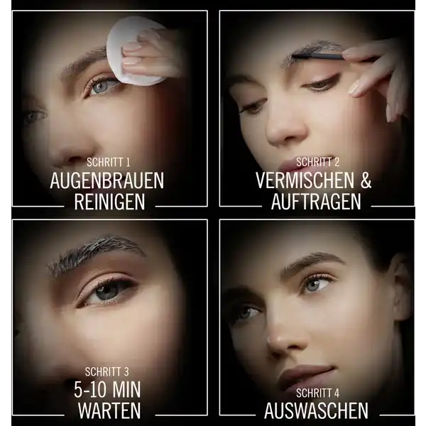 Augenbrauen Kit Schwarz 1-1