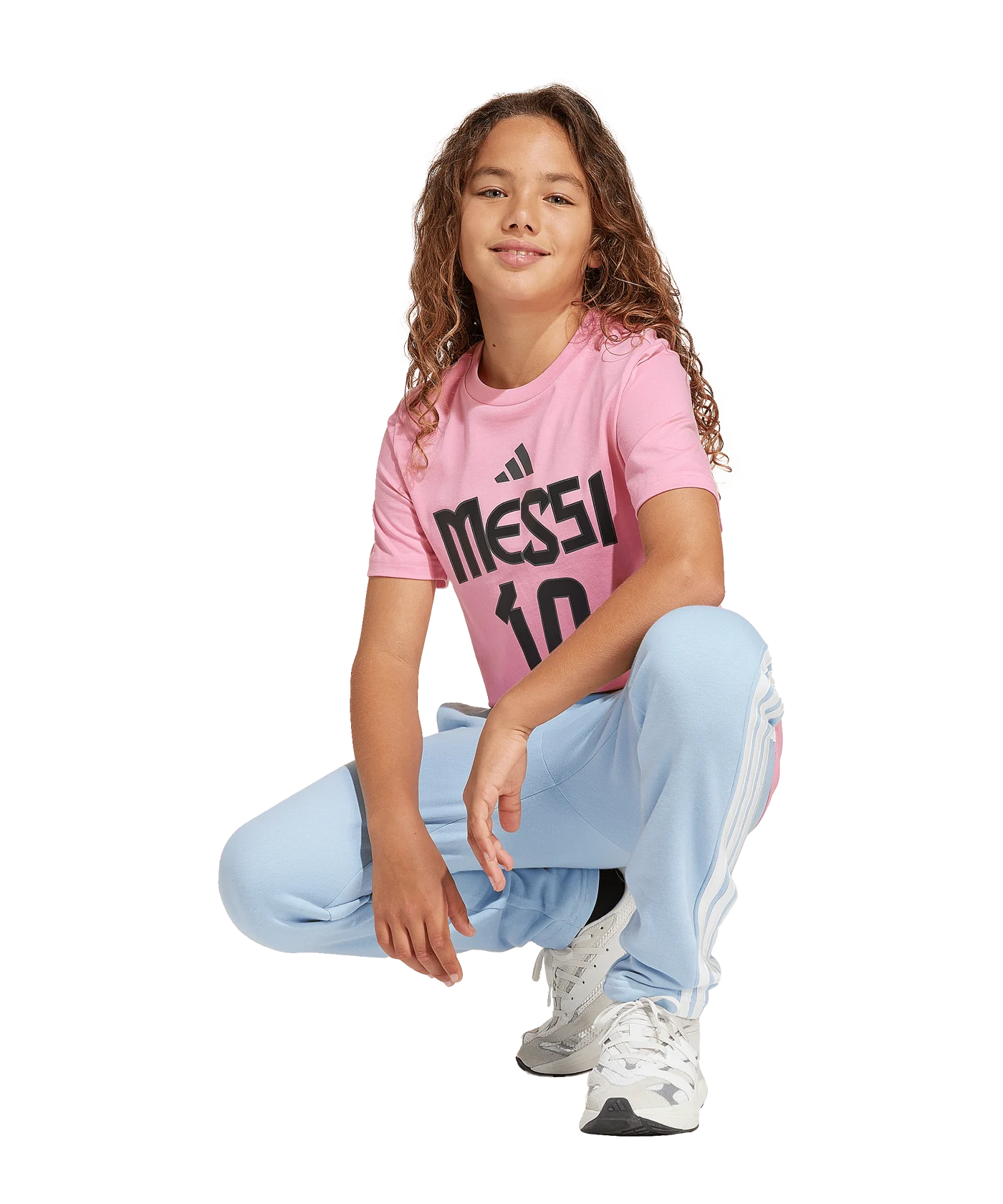 adidas Messi T-Shirt Kids Pink