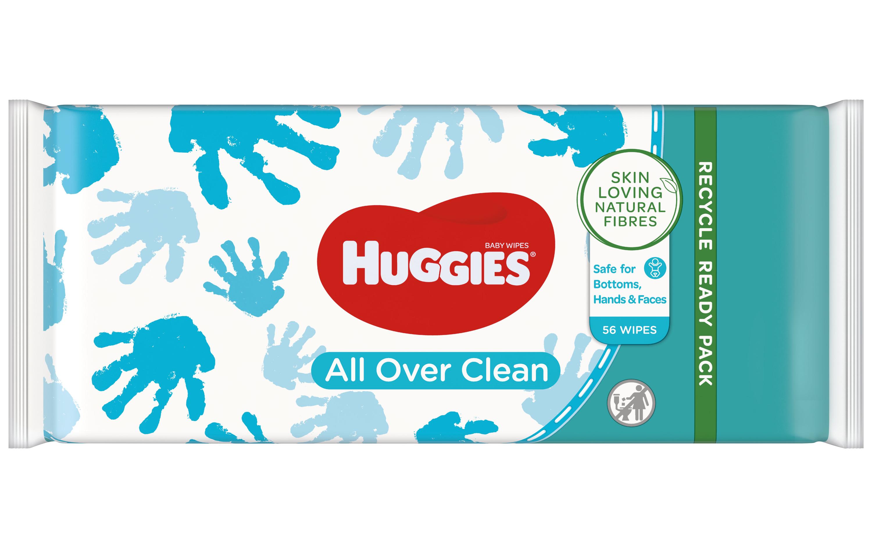 Feuchttücher all over clean EinzelpackungSaugfähige und weiche Feuchttücher