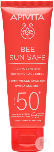Apivita Bee Sun Safe Gel-Crème Hydra-Fraîcheur IP50 Visage Tube 50ml
