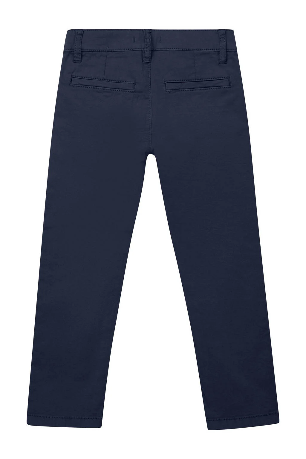 s.Oliver slim casual broek donkerblauw