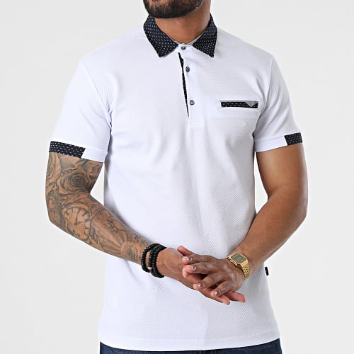 Polo Manches Courtes JP-849 Blanc