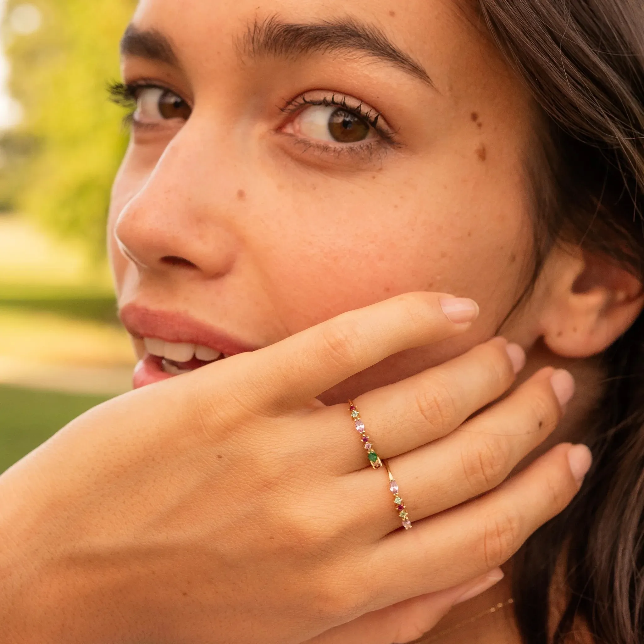 Bague Gaia 6 Rouge Sophie d'Agon