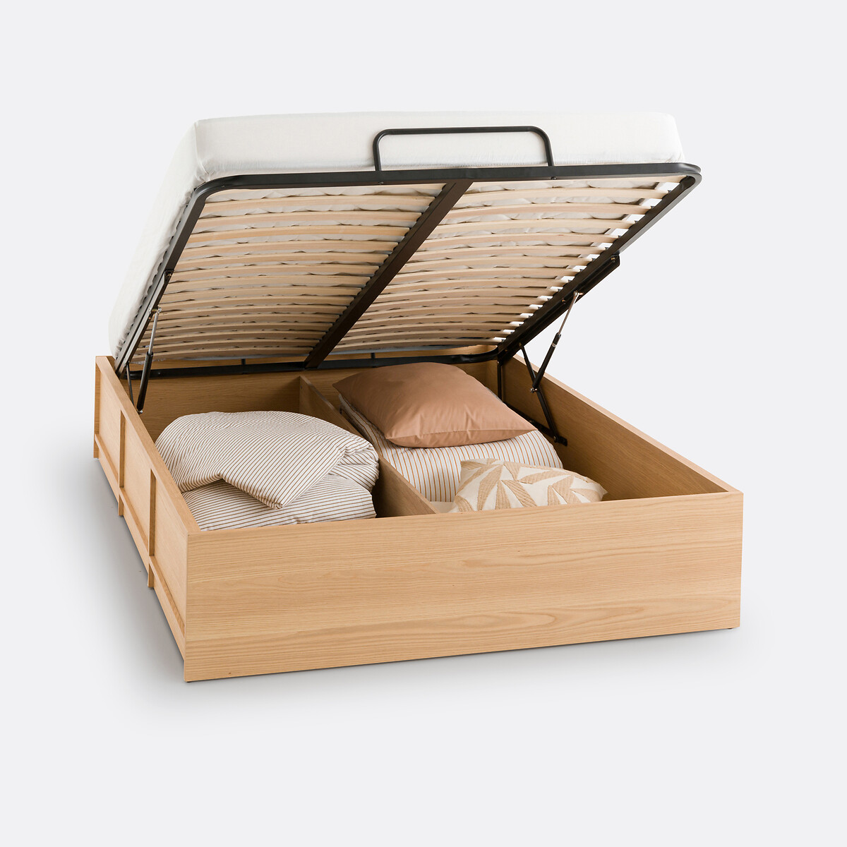 LA REDOUTE INTERIEURS<br>Cama baú com estrado de ripas rebatível, Senssia