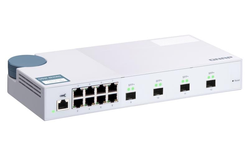 SFP+ Switch QSW-M408S 12 Port<br>QNAP QSW-M408S, Switch 8-Port 10GbE